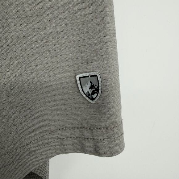 Khul Top Men’s Medium Gray Short Sleeve Active Workout Running Gorpcore - Picture 3 of 8